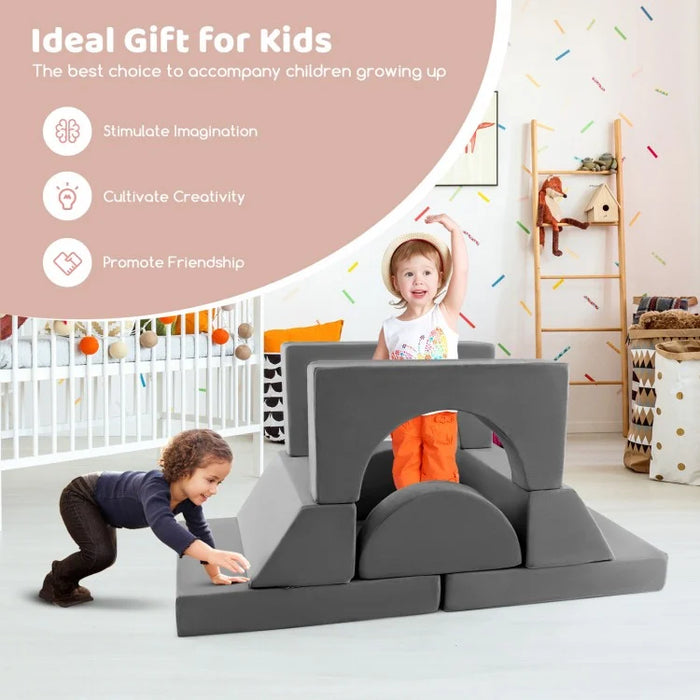 Removable Gaming Kids Couch Set 8 Pcs