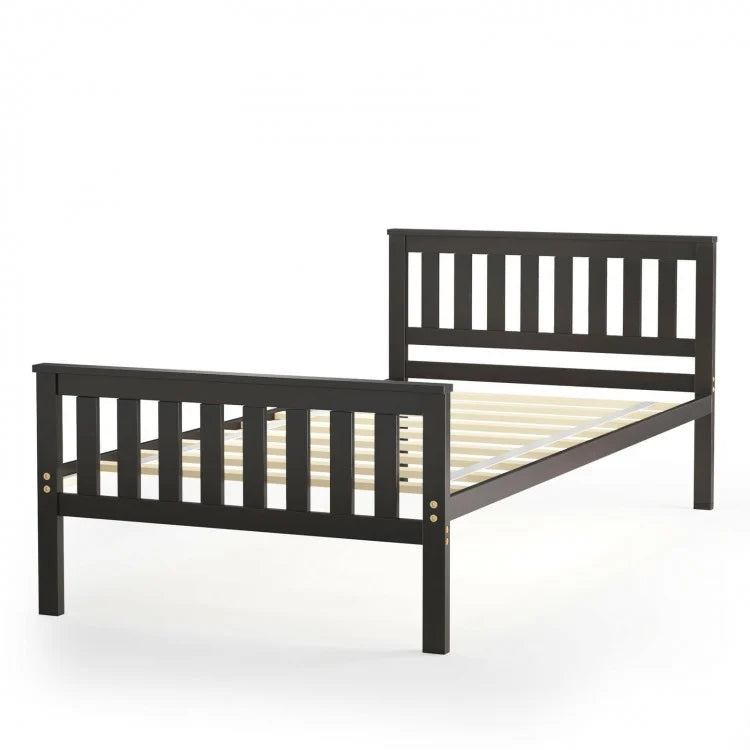 Modern Minimalist Double Bed Frame with Storage Space Underneath