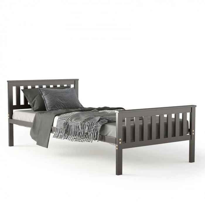 Modern Minimalist Double Bed Frame with Storage Space Underneath