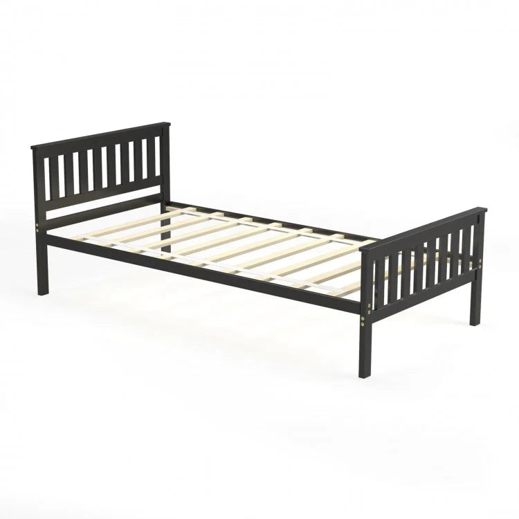 Modern Minimalist Double Bed Frame with Storage Space Underneath