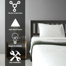 Load image into Gallery viewer, Modern Minimalist Double Bed Frame with Storage Space Underneath

