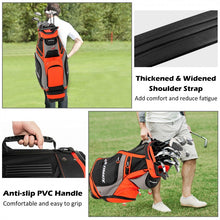 Charger l&#39;image dans la galerie, 10.5 Inch 14-Way Divider Golf Bag with Oversized Capacity and Rain Cover
