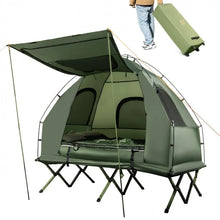 Load image into Gallery viewer, Costway Outdoor Folding Tent for Two with Inflatable Mattress and Sleeping Bag - Suitable for Camping and Travel
