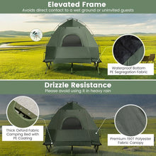 Load image into Gallery viewer, Costway Outdoor Folding Tent for Two with Inflatable Mattress and Sleeping Bag - Suitable for Camping and Travel
