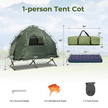 Load image into Gallery viewer, Outdoor Portable Camping Folding Tent with Inflatable Mattress
