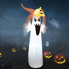 Load image into Gallery viewer, 2024 Halloween Inflatable Ghost with Pumpkin LED Lights - Suitable for Haunted House Parties
