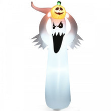 Load image into Gallery viewer, 2024 Halloween Inflatable Ghost with Pumpkin LED Lights - Suitable for Haunted House Parties
