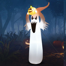 Load image into Gallery viewer, 2024 Halloween Inflatable Ghost with Pumpkin LED Lights - Suitable for Haunted House Parties
