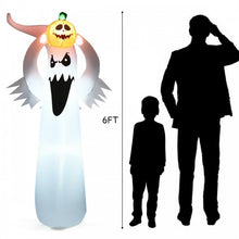 Load image into Gallery viewer, 2024 Halloween Inflatable Ghost with Pumpkin LED Lights - Suitable for Haunted House Parties
