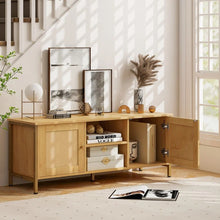 Load image into Gallery viewer, Bohemian Style TV Stand for Living Room, Fits Up to 55-Inch TV
