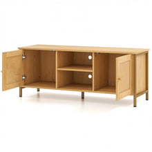 Load image into Gallery viewer, Bohemian Style TV Stand for Living Room, Fits Up to 55-Inch TV
