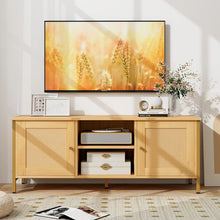 Load image into Gallery viewer, Bohemian Style TV Stand for Living Room, Fits Up to 55-Inch TV

