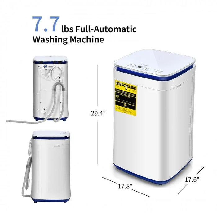 Costway 7.7 lbs Portable Full-Automatic Washing Machine