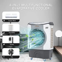 Load image into Gallery viewer, Outdoor/Patio/Garage Air Cooler with Extra-Large 45L Water Tank

