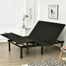 Load image into Gallery viewer, Black Remote Control Adjustable Foldable Steel Bed Frame
