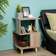 Load image into Gallery viewer, Modern Simple Solid Wood Nightstand Set of 2 for Bedroom
