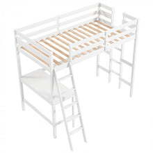 Load image into Gallery viewer, Multifunctional Loft Bed with Desk and Stairs
