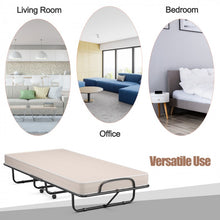 Charger l&#39;image dans la galerie, Costway Portable Folding Bed with Memory Foam
