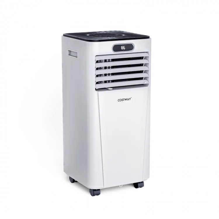 10000 BTU Multifunctional Portable Air Conditioner with Remote Control and Panel Control