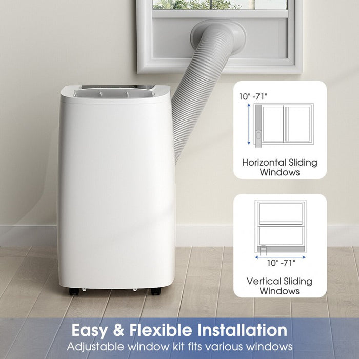 14000 BTU (ASHRAE) 3-in-1 Multifunctional Portable Air Conditioner with Remote Control