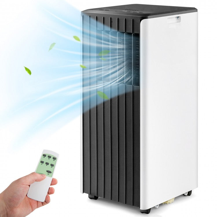 10000 BTU Black 3-in-1 Portable Air Conditioner with Timer