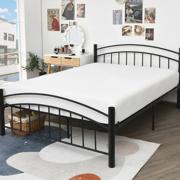 White Portable 8-Inch Foam Mattress