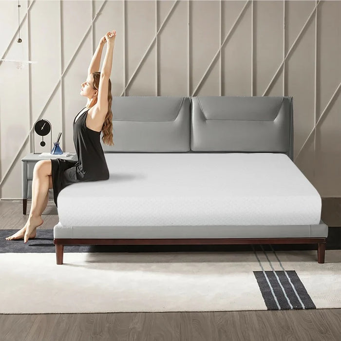 White Portable 8-Inch Foam Mattress