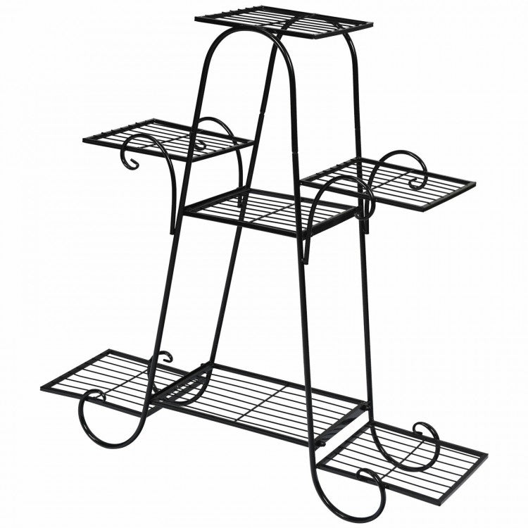 Modern Outdoor 7-Tier Plant Stand Flower Pot Rack