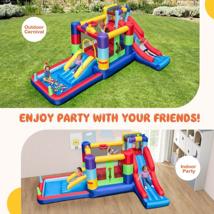 Outdoor Multifunctional Inflatable Children's Bounce House with Blower
