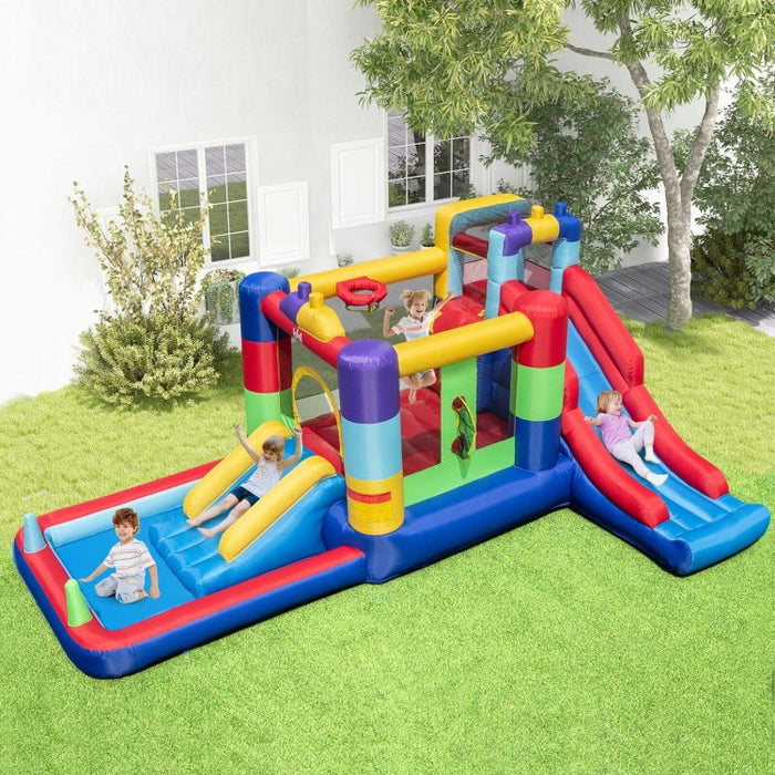 Outdoor Multifunctional Inflatable Children's Bounce House with Blower