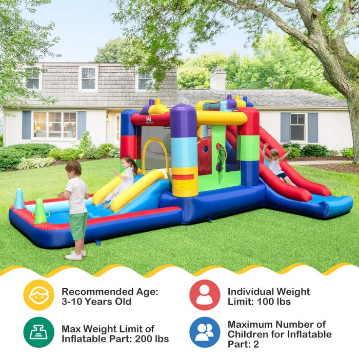 Outdoor Multifunctional Inflatable Children's Bounce House with Blower