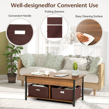 Charger l&#39;image dans la galerie, Industrial Style Lift-Top Coffee Table with Hidden Compartment - Suitable for Living Room, Study, and Office

