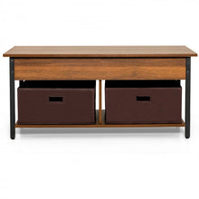 Charger l&#39;image dans la galerie, Industrial Style Lift-Top Coffee Table with Hidden Compartment - Suitable for Living Room, Study, and Office

