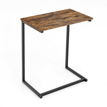 Load image into Gallery viewer, Costway Industrial Style C-Shaped Side Table - Suitable for Living Room, Bedroom, and Study
