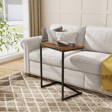 Load image into Gallery viewer, Costway Industrial Style C-Shaped Side Table - Suitable for Living Room, Bedroom, and Study
