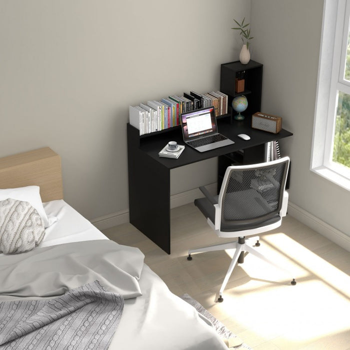 Multifunctional Modern Minimalist Office Computer Desk with Storage Shelves