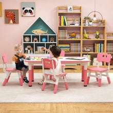 Load image into Gallery viewer, Multi-Functional Graffiti Toddler Table and Chairs Set - 5 Piece Child Furniture

