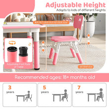 Load image into Gallery viewer, Multi-Functional Graffiti Toddler Table and Chairs Set - 5 Piece Child Furniture
