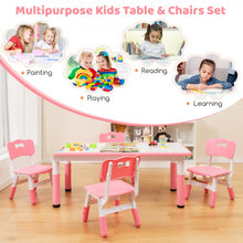 Load image into Gallery viewer, Multi-Functional Graffiti Toddler Table and Chairs Set - 5 Piece Child Furniture
