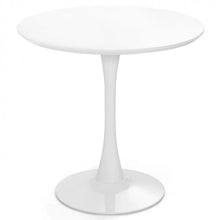 Load image into Gallery viewer, Costway White Modern Round Dining Table Set with Anti-Slip Pads - Seats 4, Suitable for Restaurant and Café
