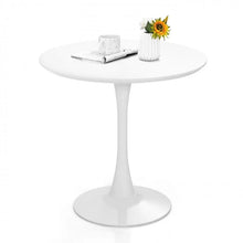 Load image into Gallery viewer, Costway White Modern Round Dining Table Set with Anti-Slip Pads - Seats 4, Suitable for Restaurant and Café
