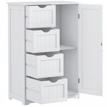 Charger l&#39;image dans la galerie, Multipurpose Storage Cabinet with 4 Drawers, Wooden
