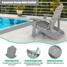 Load image into Gallery viewer, Adirondack Chair with Hidden Cup Holder, Suitable for Outdoor Garden and Patio
