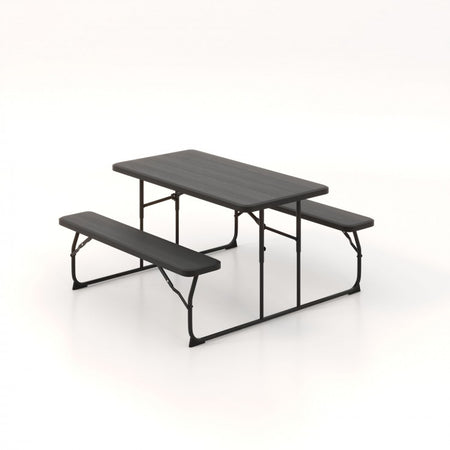 Outdoor Dining Table and Chair Set - 3-Piece Set Suitable for Backyard and Outdoor Gatherings