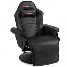 Charger l&#39;image dans la galerie, 2024 High-Back Massage Gaming Chair with Headrest and Cup Holder
