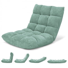 Load image into Gallery viewer, 14-Level Adjustable Padded Floor Chair with Easy Storage
