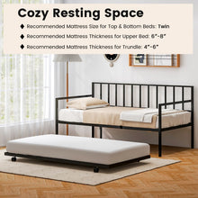 Load image into Gallery viewer, Modern Minimalist Sofa Bed with Pull-Out Wheeled Bed for Two
