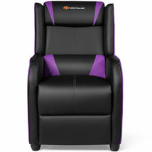 Load image into Gallery viewer, Costway Adjustable Swivel Recliner Chairs with Footrest and Massage Function - Suitable for Living Room and Home Theater
