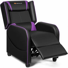 Load image into Gallery viewer, Costway Adjustable Swivel Recliner Chairs with Footrest and Massage Function - Suitable for Living Room and Home Theater
