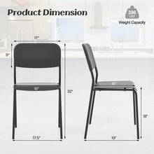 Load image into Gallery viewer, Modern Dining Room Chairs Set of 4 with Metal Legs - Suitable for Restaurant and Kitchen
